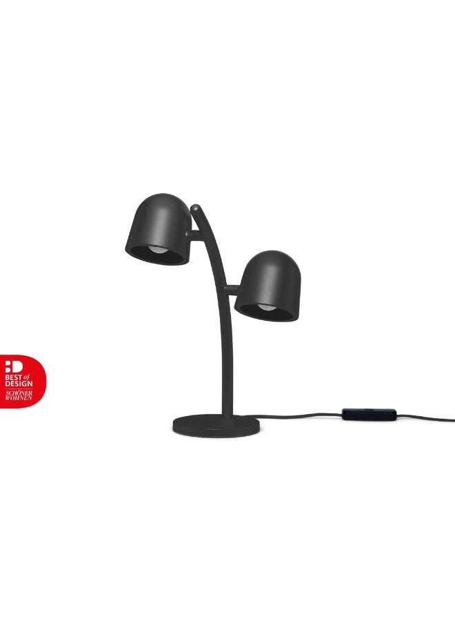 Fatboy مصباح طاولة فاتبوي ليتل ليبو (ارتفاع 42 سم) - أنثراسيت | قابل للتعتيم ضوء أبيض دافئ 2700 كيلفن، مصابيح قابلة للدوران، سطوع قابل للتعديل، للاستخدام الداخلي، فولاذ مطلي بالبودرة وألمنيوم، تصميم كرانين/غيله - Image 2